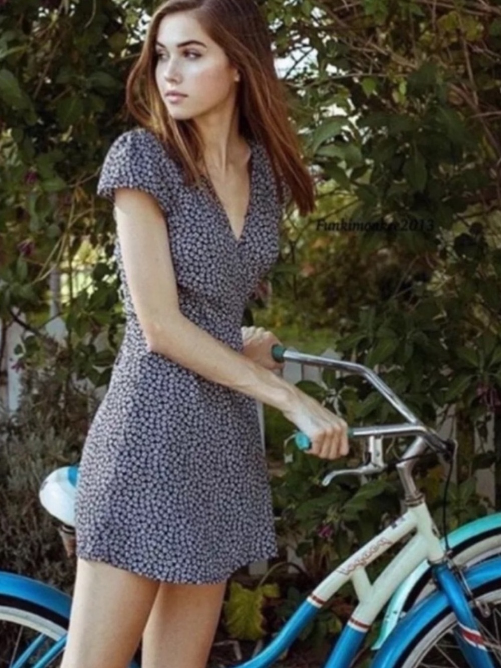 Brandy Melville Navy Mini Wrap
Dress
